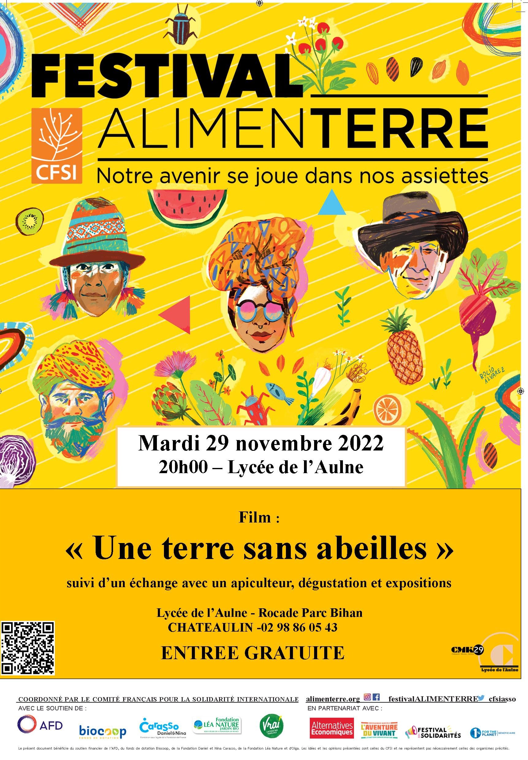 Lycée de l'Aulne Festival Alimenterre 2022